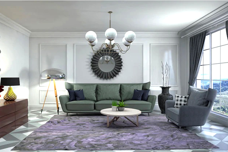 diakosmo-periodiko, What is the perfect rug for the living room?